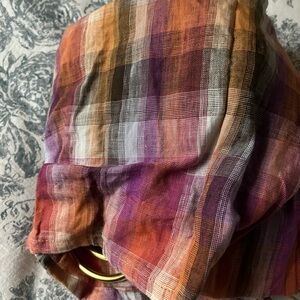 Linen Multicolor Baby Ring Sling 75”